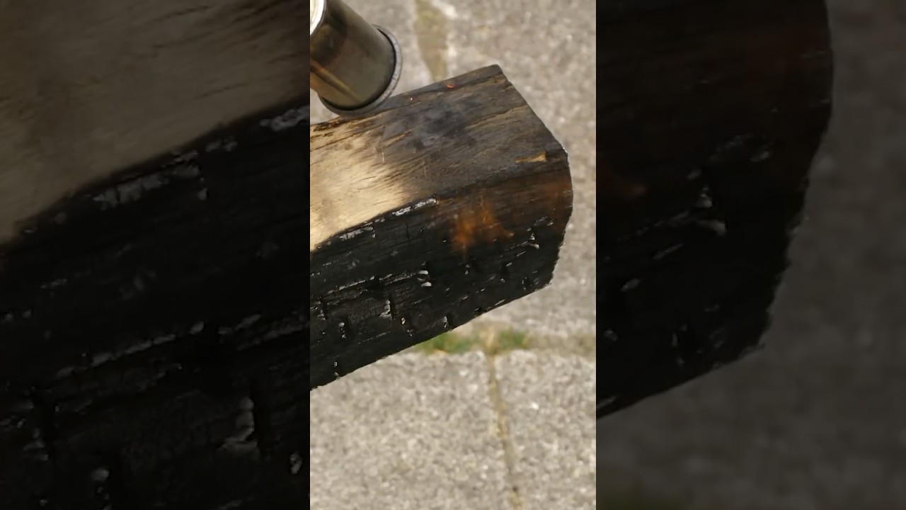 Deshalb verkohlt man Holz