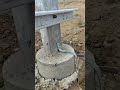 Pole to Pole Earthing Connection | Welding Process #earthingwork #solarplant #solarprojects #shorts