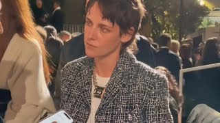 Kristen Stewart at the Chanel Cruise 2023/24 Show in Los Angeles - sm/fan videos