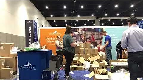 Conference Booth Set Up