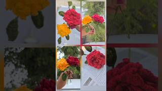 beautiful crochet 🌹⚘️💐rose flower #crochet #diy #handmade 💐🌹🥀⚘️🥰😍
