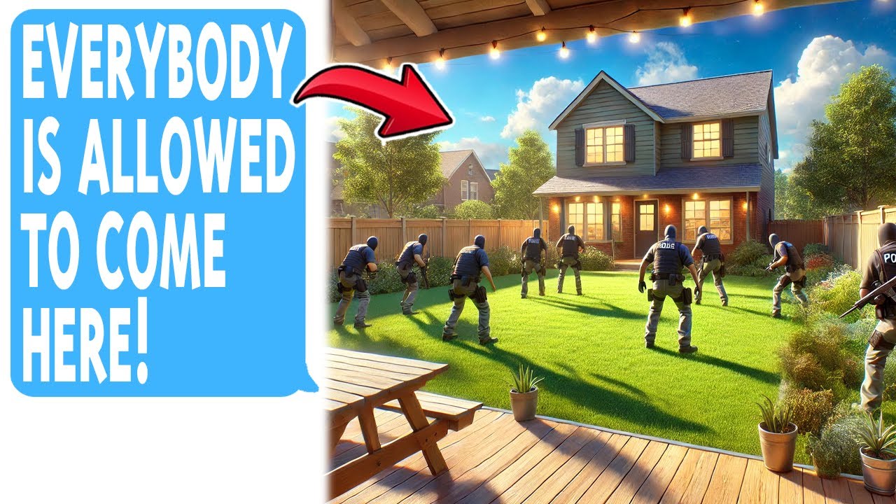 Karen Thinks My Backyard Is A Public Park... Then Invades My Property