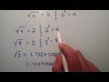 Understanding Square Roots