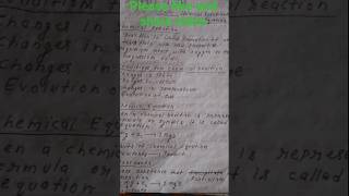 #class 10 chapter 1 best notes chemical reaction and equation
