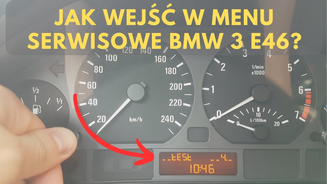 Jak uzyskać dostęp do ukrytego menu serwisowego w BMW E46