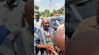 Dr. Mahamudu Bawumia Arrived At The Signing Of The Memorandum Of Understanding Mou For The Peace