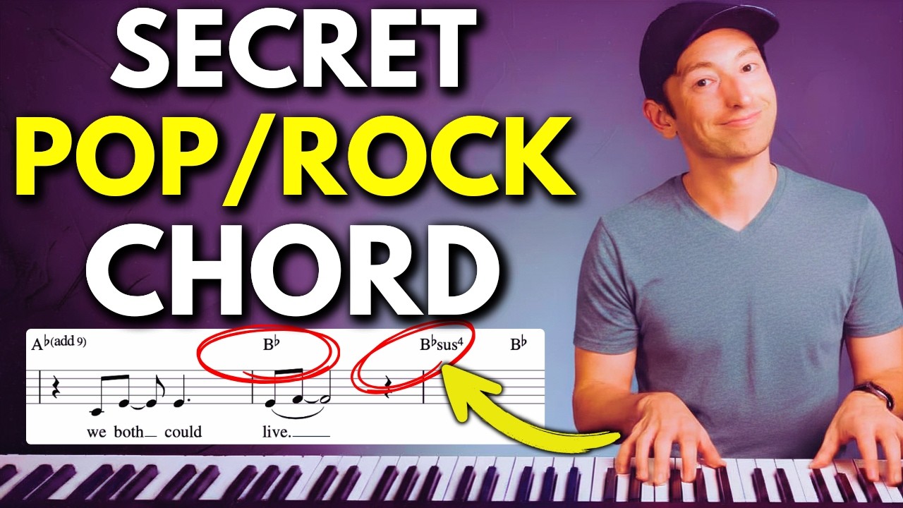 This ONE Chord Instantly Makes Your Piano Sound More BEAUTIFUL (Pop and Rock)