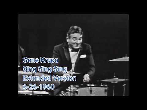 🥁Gene Krupa drums to Sing Sing Sing LIVE (June 26, 1960) | Long Version | Best Music of the 30s