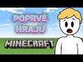 🐷POPRVÉ HRAJU MINECRAFT! Zvládnu ho DOHRÁT?🐷 ​