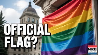 OUTRAGE: Pride Flag Replaces Official Flag!
