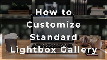 How to Customize Standard Lightbox Gallery | Adobe Muse Template