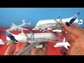 UNBOXING BEST PLANES:  Airbus A300 BELUGA 380 Boeing B777 Tupolev Tu-204-100B GOOD YEAR USA models