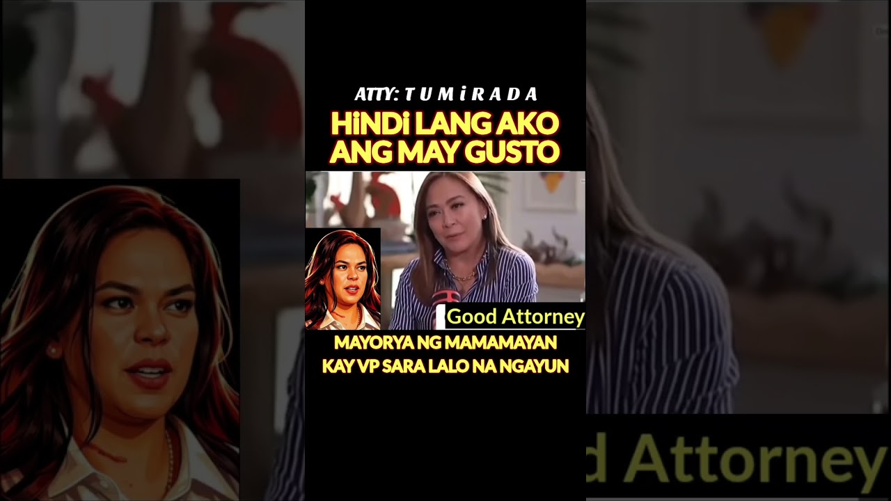 ATTORNEY ROWENA GUANZON NAGPAHAYAG NG SUPORTA KAY VP SARA DUTERTE.