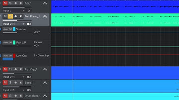 How to use automation in Presonus Studio One Prime