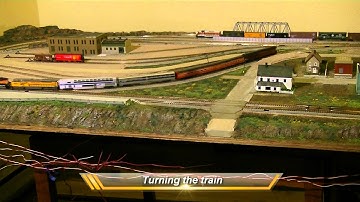 [HD] N scale Layout update - Changing tracks, two trains