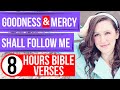God's promises: Goodness & Mercy (Encouraging Bible verses for sleep)