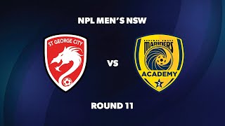 NPL Men’s NSW Round 11: St George City FA v Central Coast Mariners FC