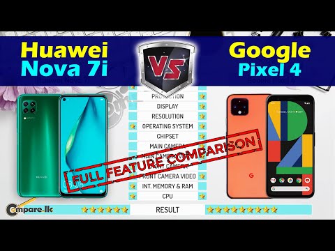 Video Huawei Nova 7i vs Google Pixel 4 || Full feature... - youtube