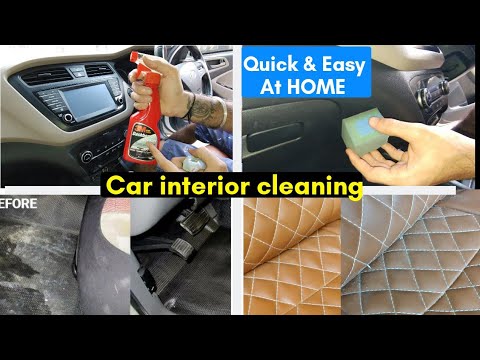 How to Super Clean your Interior (Dashboard, Center Console, Door