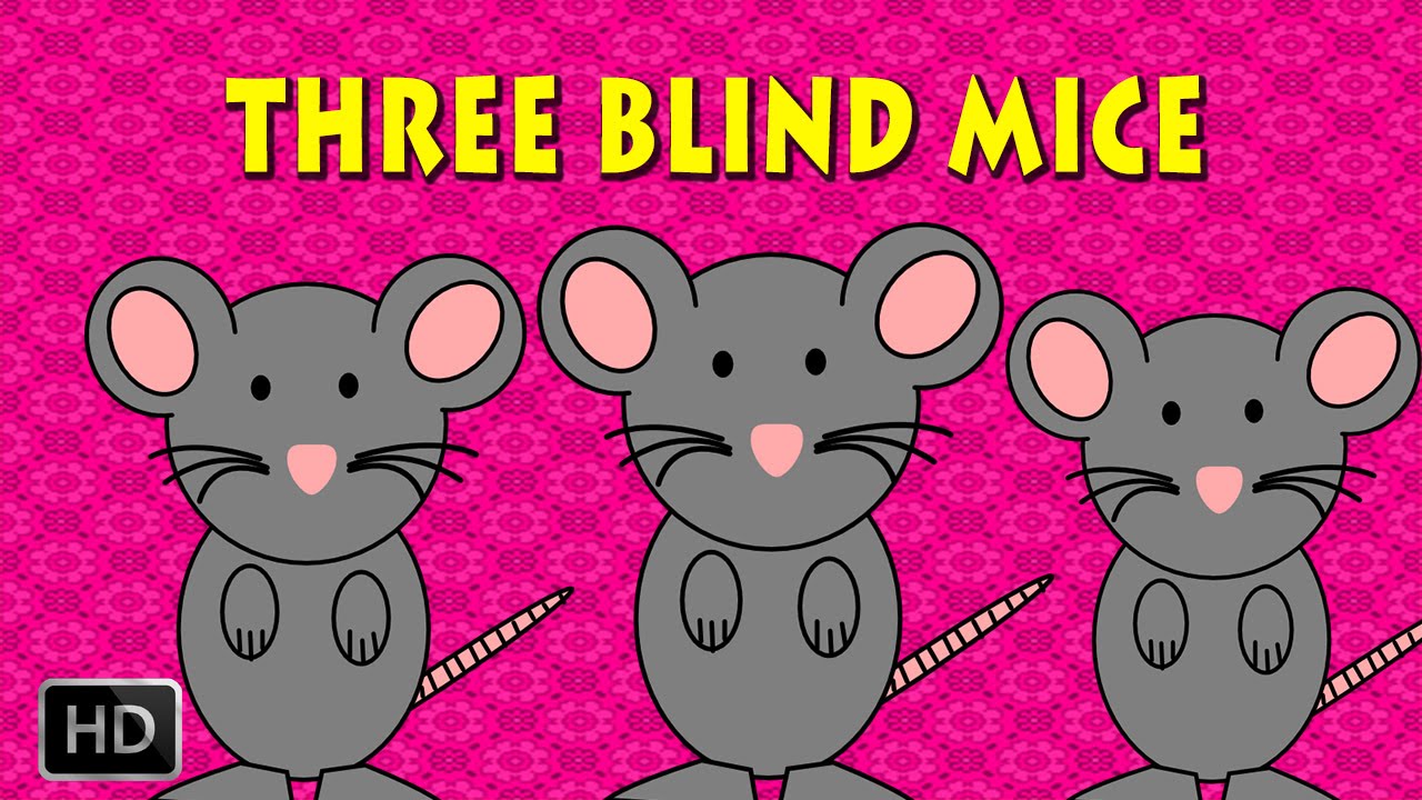 Three mice. Mouse 3. 3 Blind Mice. Mouse for Kids.
