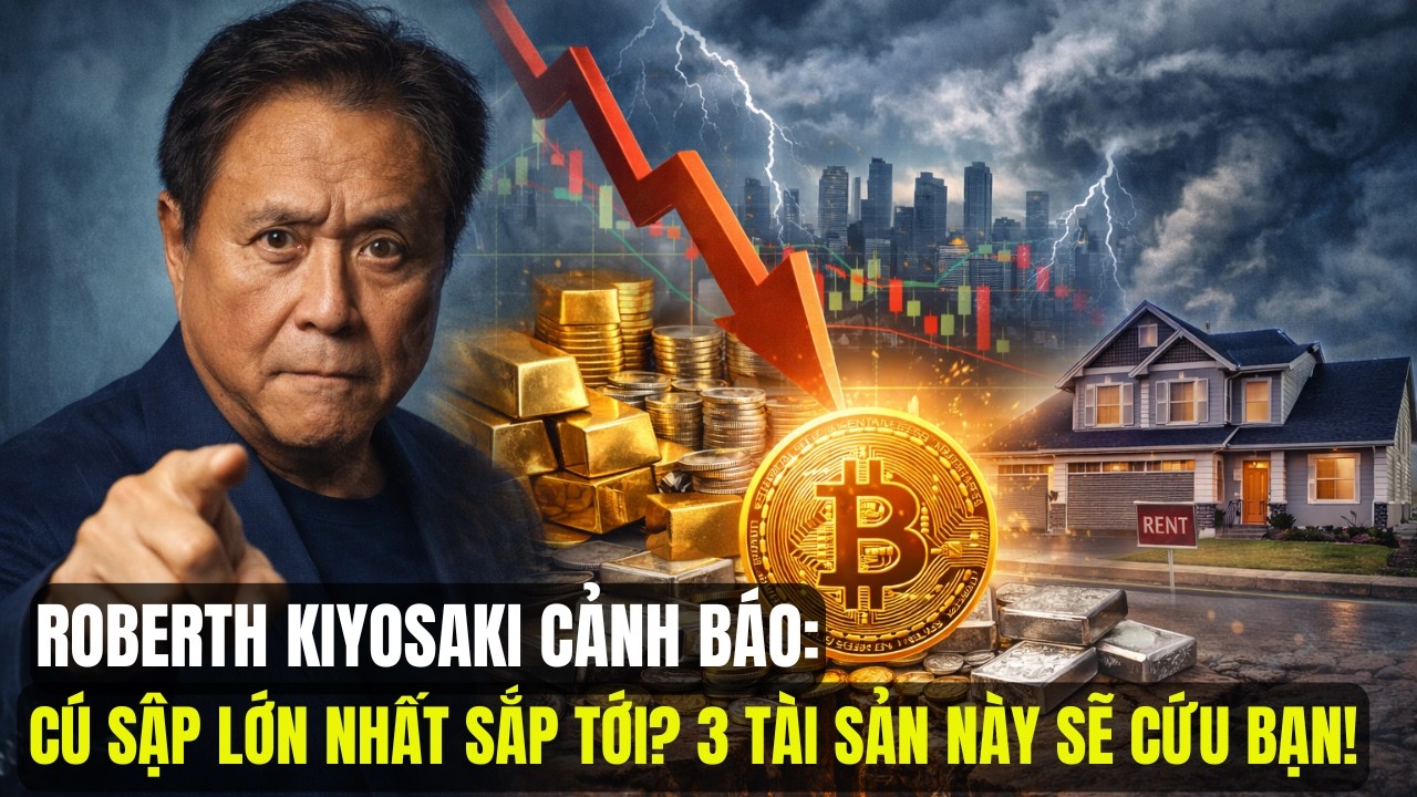 Robert Kiyosaki Cảnh Báo Cú Sụp Đổ Lớn Nhất Lịch Sử Cận Kề,: 3 Tài Sản Cứu Bạn Khỏi Khủng Hoảng