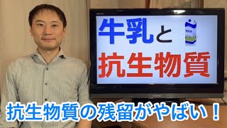 牛乳に抗生物質が残留している！？抗生物質の副作用は危険！【栄養チャンネル信長】