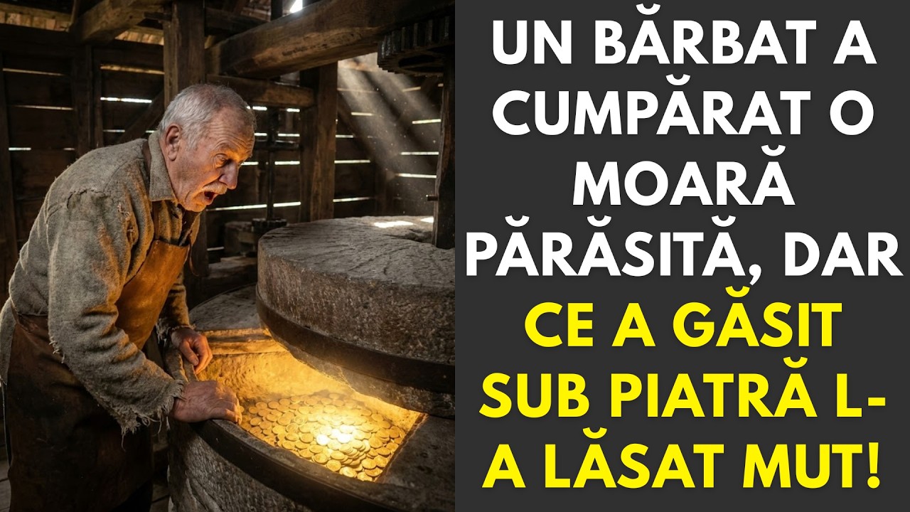 Un bărbat a cumpărat o moară părăsită, dar ce a găsit sub piatră l-a lăsat mut!