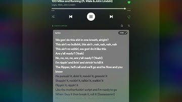 100 Miles and runnin-Logic (Fast verse)