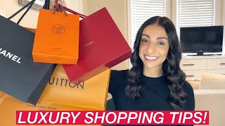 TOP TIPS FOR LUXURY SHOPPING! WHAT TO WEAR, MAKING APPOINTMENTS, & WORKING WITH SALES ASSOCIATES!