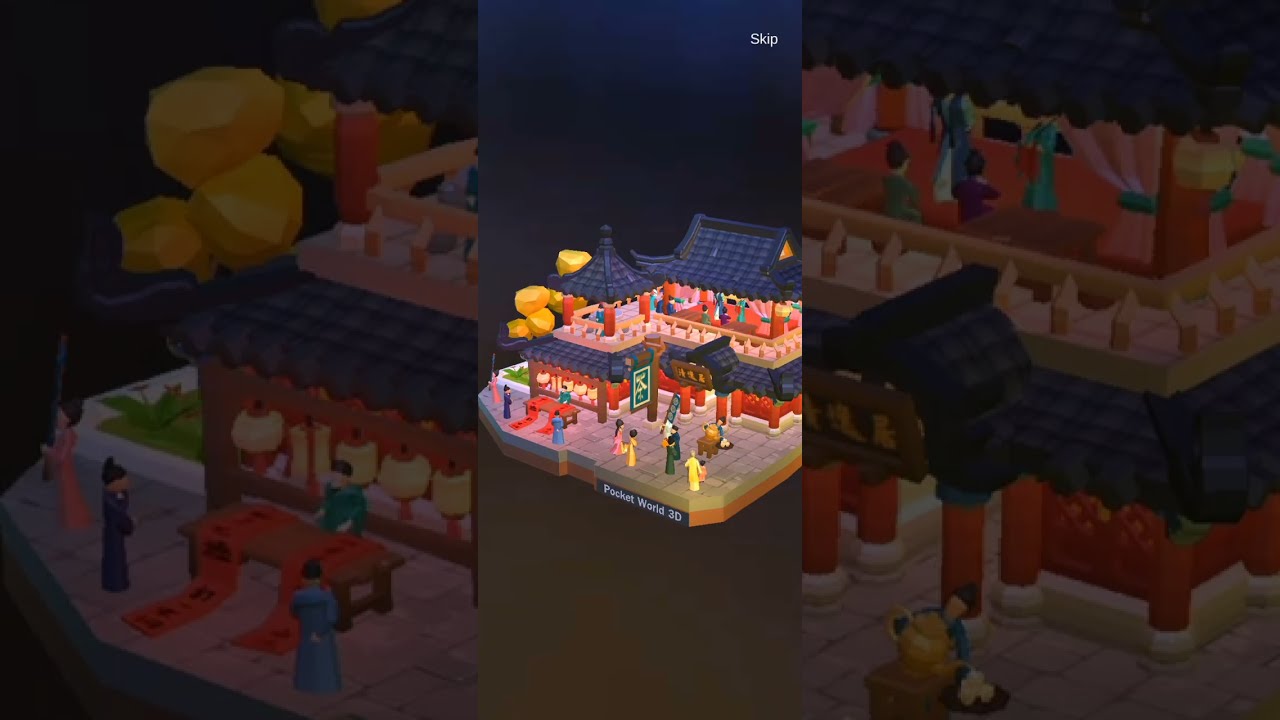 Pocket World 3D - The Mid-Autumn Festival - Teahouse (F&F Round 18)