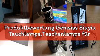 Produktbewertung Genwiss Siuyiu Tauchlampe,Taschenlampe für den Tauchsport,Super Helle XPL-LED Lampe screenshot 1