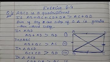 Class 7 - Exercise 6.4 - Q 4 | ABCD is a quadrilateral