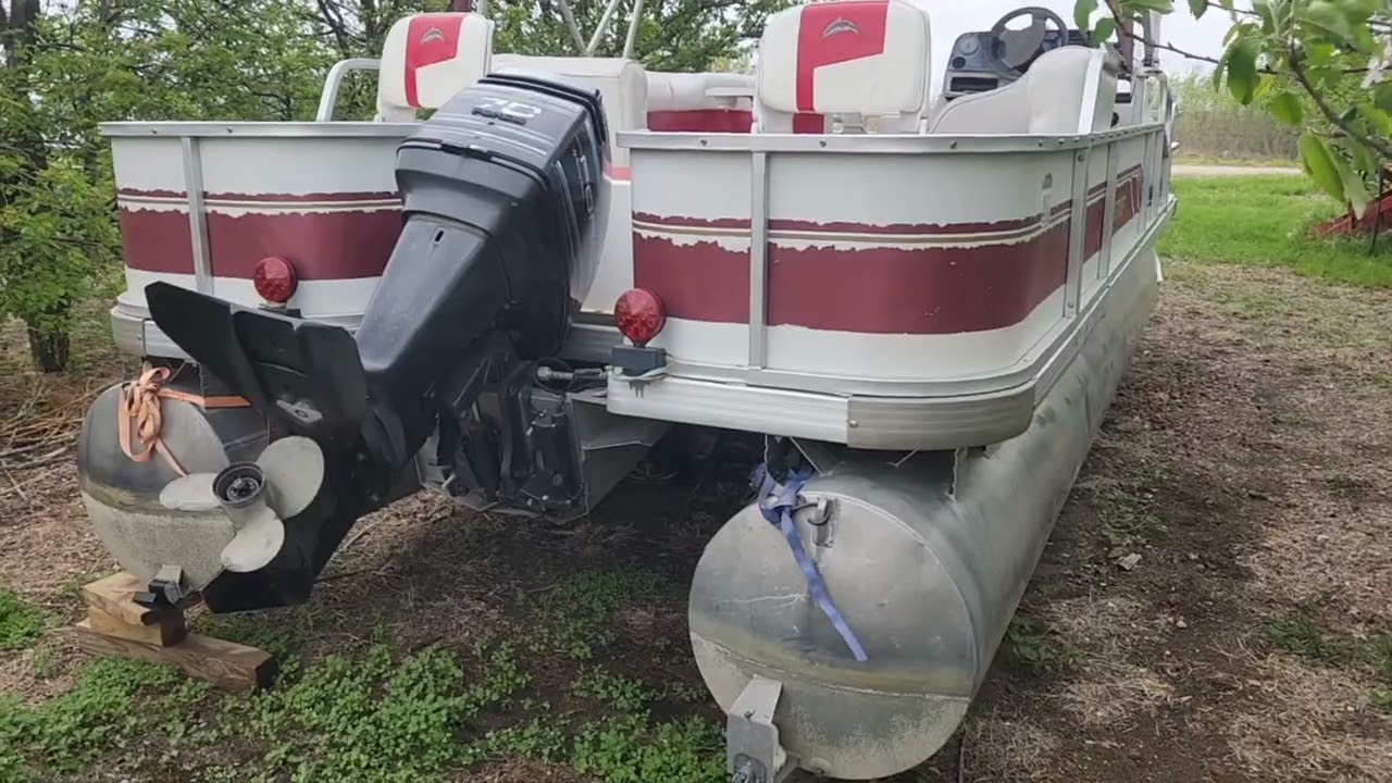 for sale 93 Premier pontoon boat / party barge / fishing boat