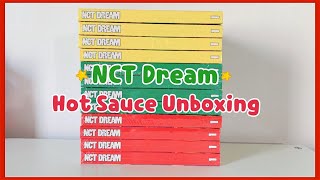 Nct Dream Hot Sauce unboxing (12 copies)🌶️