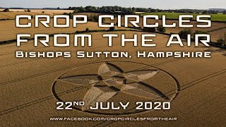 5-Pointed Star Crop Circle | Bishops Sutton, Hampshire | 22nd July 2020 | Crop Circles From The Air