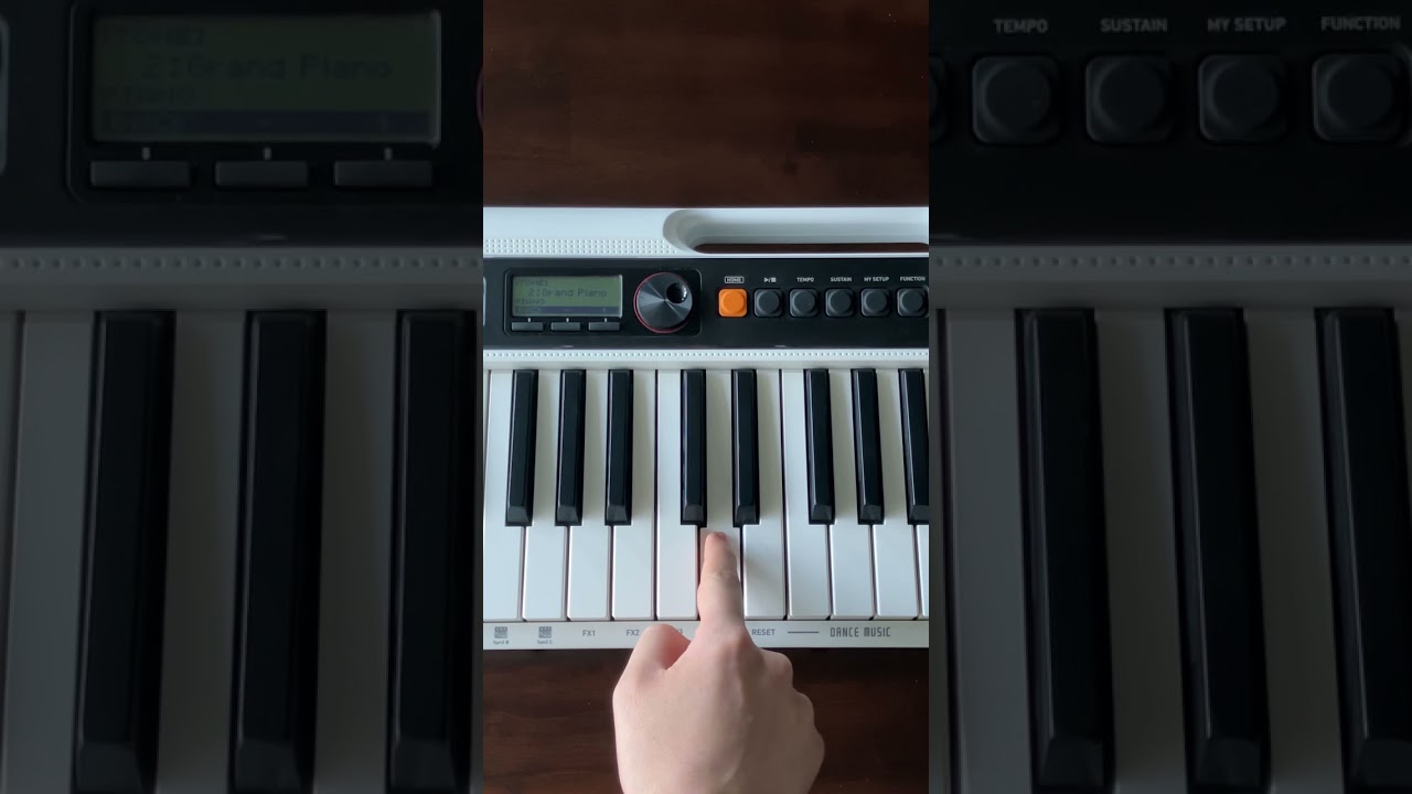 How to play a Bm chord on piano