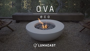 OVA eco | Environmentally Friendly Fire Bowl by Lumacast