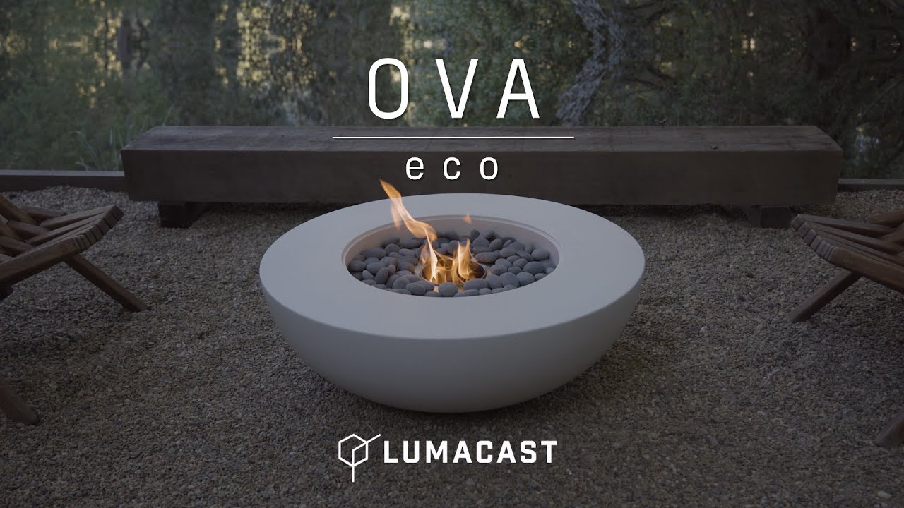 OVA eco | Environmentally Friendly Fire Bowl by Lumacast