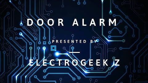 DOOR ALARM Using "Hall Effect Sensor" | Multisim