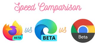 Browser Comparison | Chrome Beta vs Firefox Beta vs Edge Beta | Speed Test
