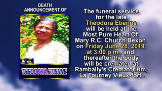 Theodora Etienne short