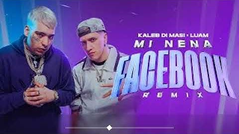 Kaleb Di Masi ☆ Luam Mi Nena Facebook Remix (Instrumental)
