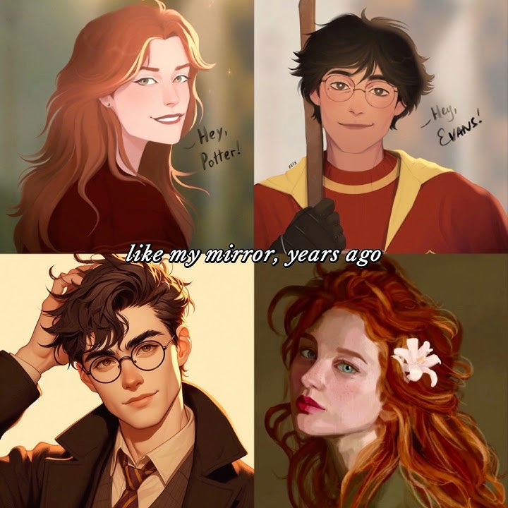 honey, you’re familiar like my mirror years ago… Harry looks just like his parents, James & Lily