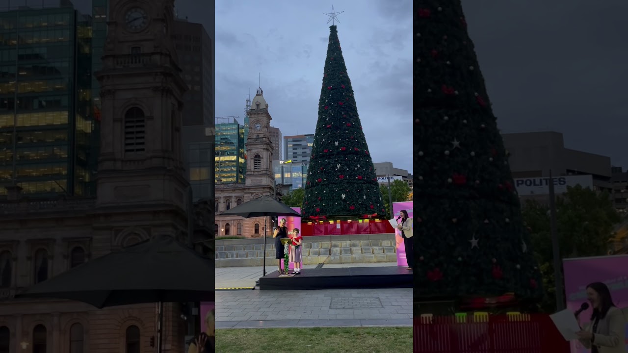 Love or Like lighting the Adelaide City Christmas Tree, 2021 YouTube