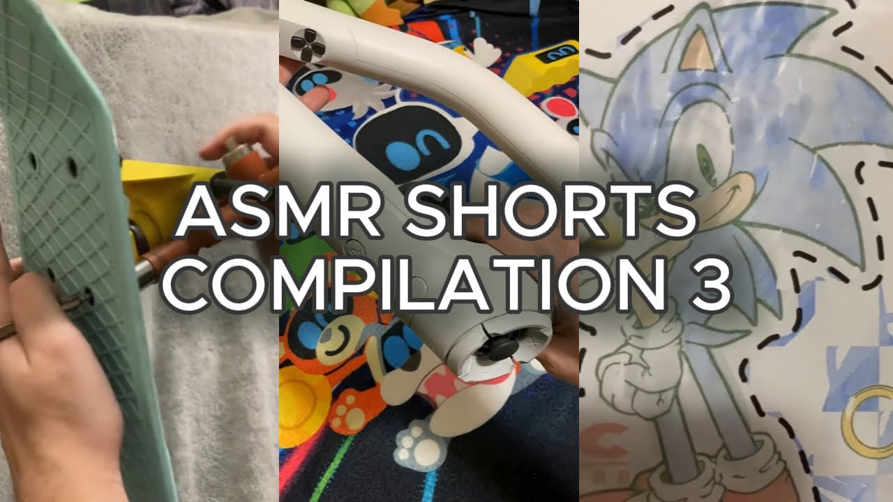 ASMR SHORTS COMPILATION 3 1 HOUR OF RELAXING SOUNDS! ROLEPLAYS, UNBOXINGS, CLEANING, RAMBLING SOUNDS