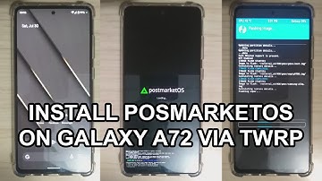 [Galaxy A72] Install postmarketOS via TWRP | Boot linux on Galaxy A72 | Without losing your data