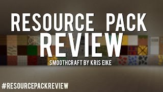 Resource Pack Review #3 - Smoothcraft by KrisEike - Minecraft 1.8 Ready