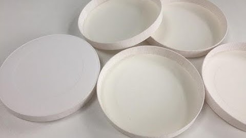 full automatic 1 layer paper lid forming machine with count and collecting system whole liner work