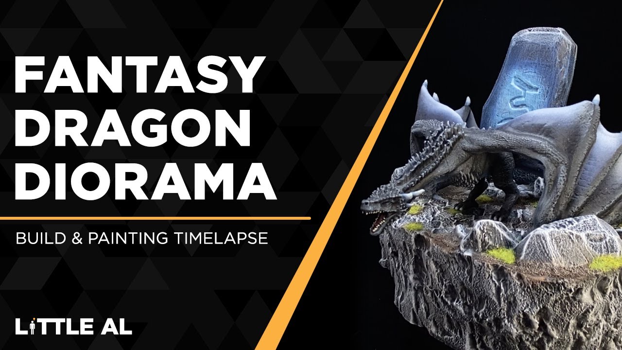 DRAGON DIORAMA TUTORIAL YOUTUBE
