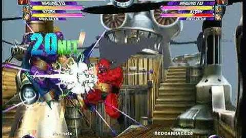 MvC2 Online (360): Brett (MSP) vs Red Carnage (MSP) 1 .:4.28.10:.